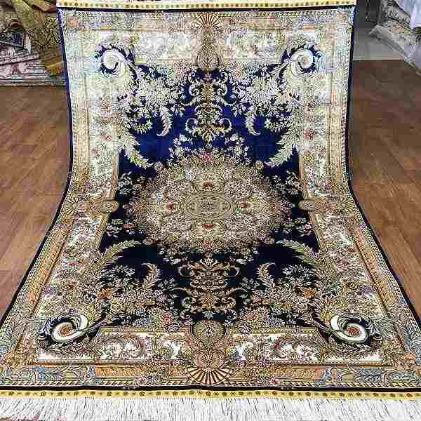خرید و قیمت فرش دستباف گونه قم + فروش صادراتی